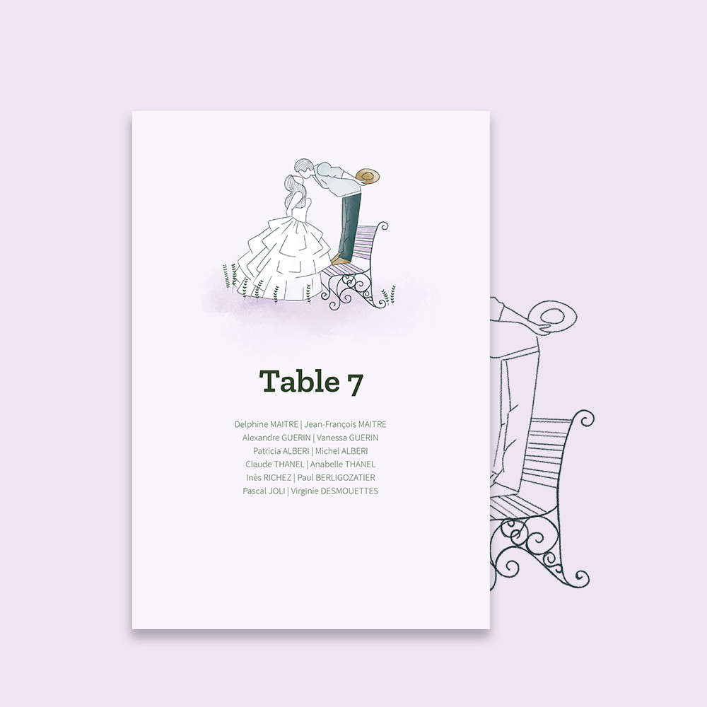 Plan de table | Bagatelle